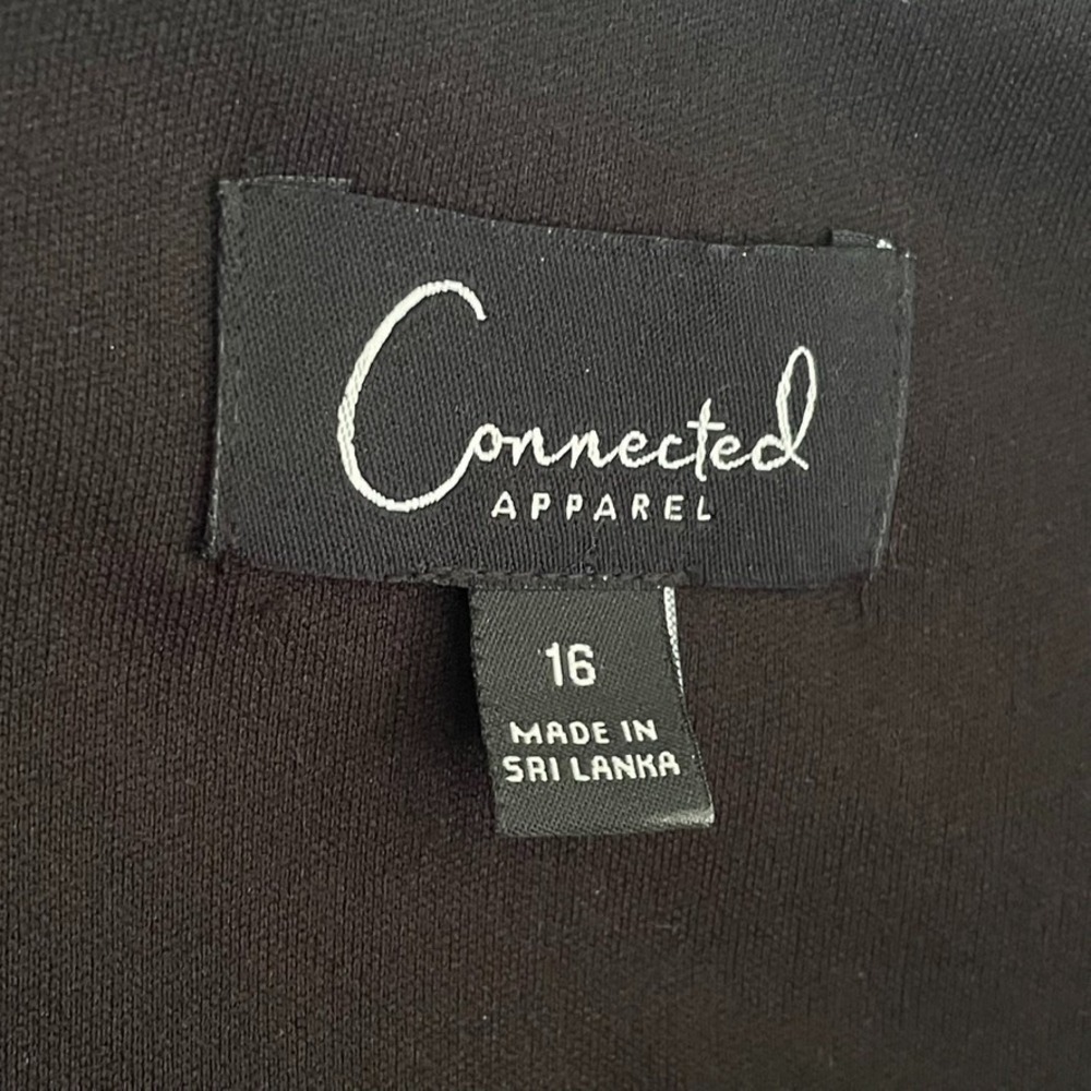 Connected Floral Handkerchief Hem Chiffon Midi Dress Size 16 Wedding Guest - Picture 2 of 8